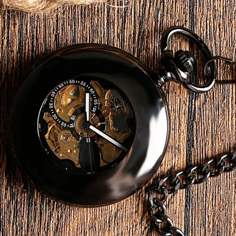 Vue 3 — Montre à Gousset Remontage Automatique