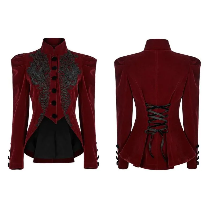 Vue 5 — Veste Gothique Victorienne Femme