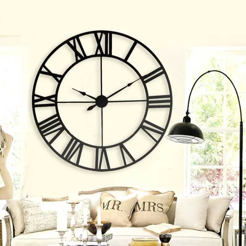 Vue 2 — Horloge Steampunk Vintage Noire