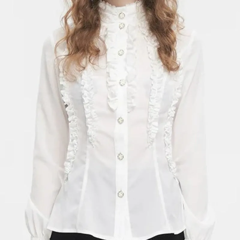 Vue 8 — Blouse Victorienne Femme