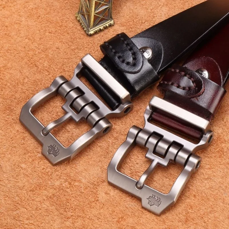 Vue 6 — Ceinture Cuir Steampunk pour Homme