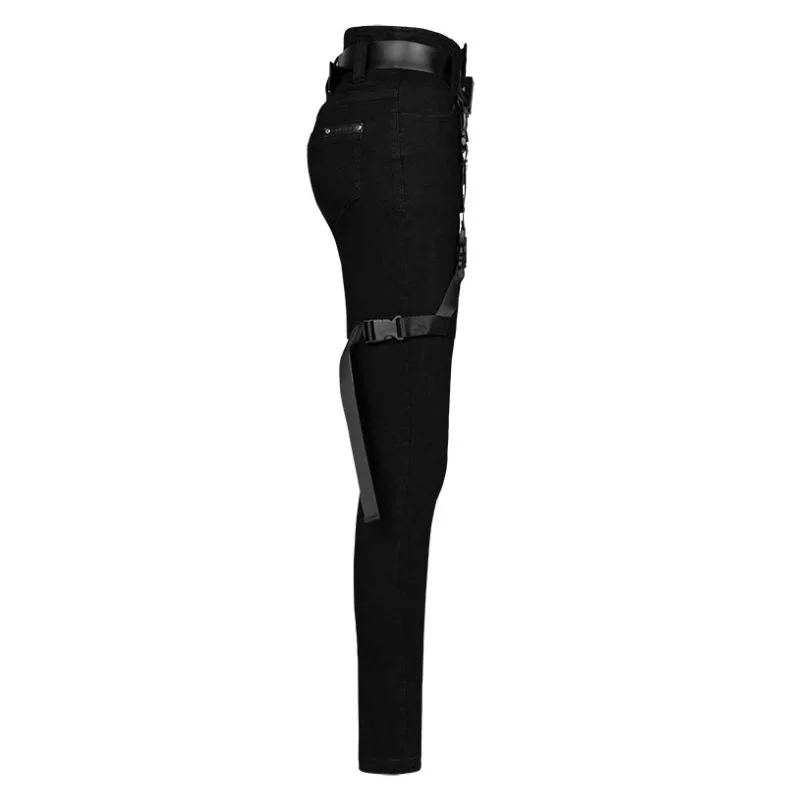 Vue 5 — Jean Steampunk Gothique Femme