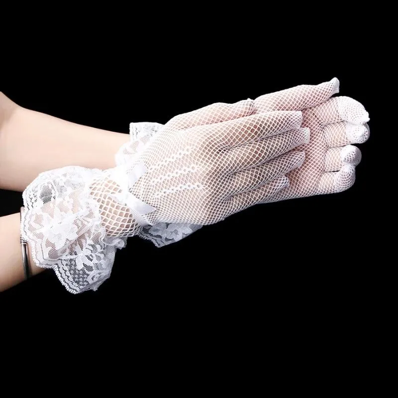 Vue 4 — Gant Dentelle Blanc