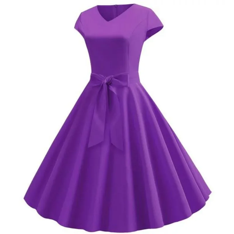 Vue 3 — Robe Vintage Violette