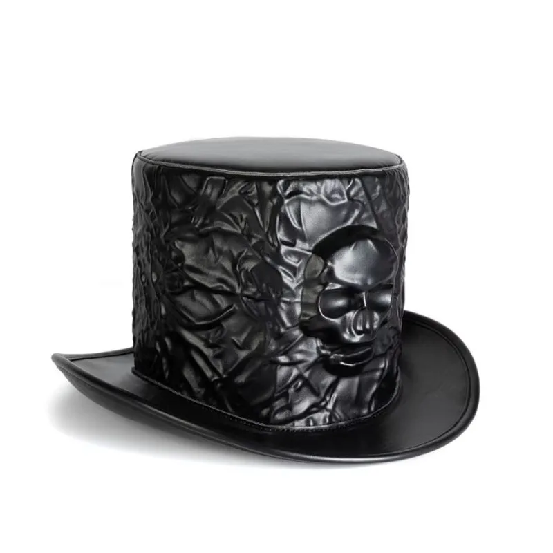 Vue 8 — Chapeau Steampunk Skull