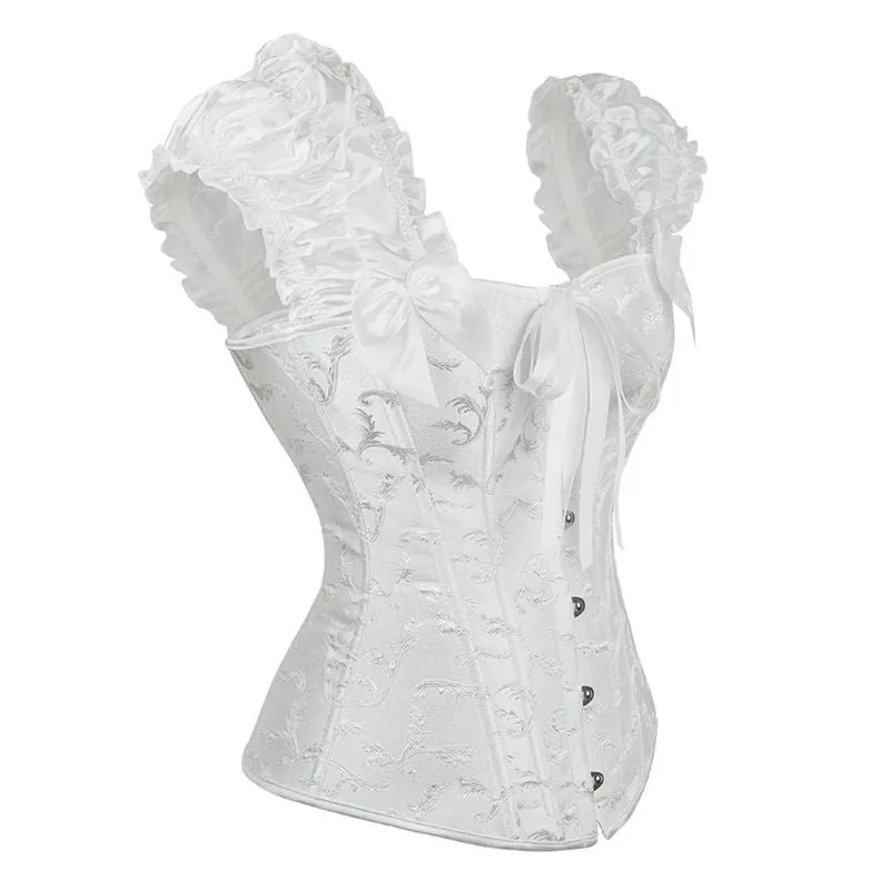 Vue 4 — Bustier Blanc Victorien