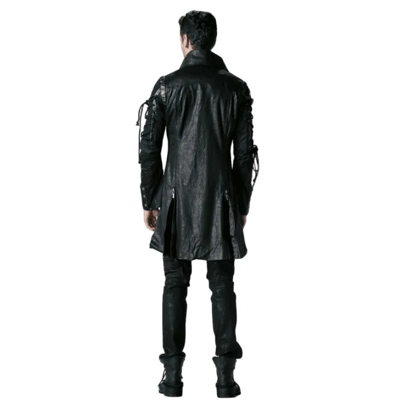 Vue 4 — Manteau Steampunk Gothique Long