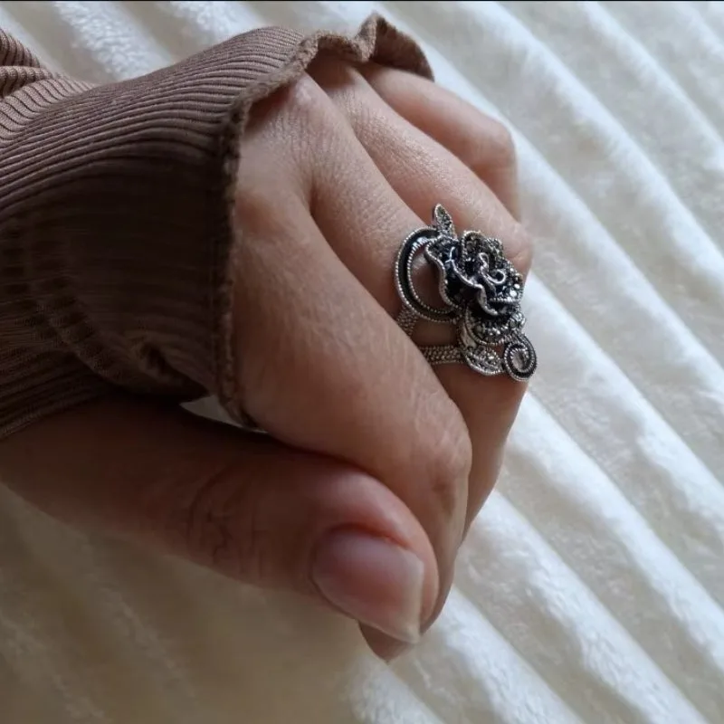Vue 5 — Bague Victorienne Steampunk