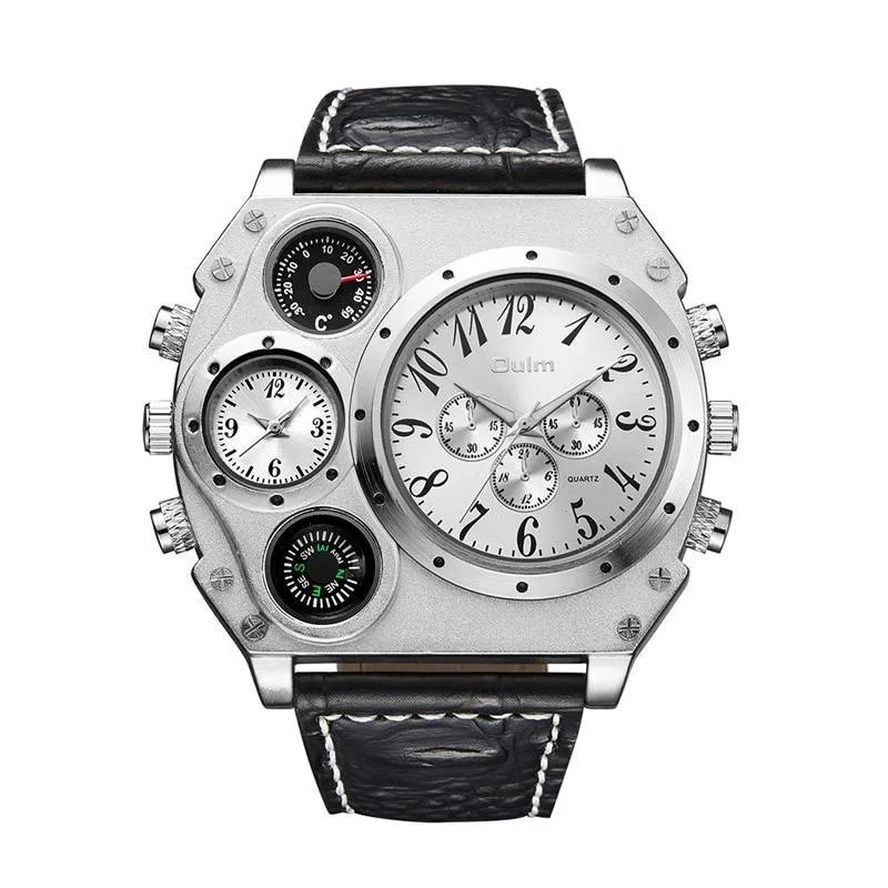 Vue 3 — Montre Steampunk Boussole Homme