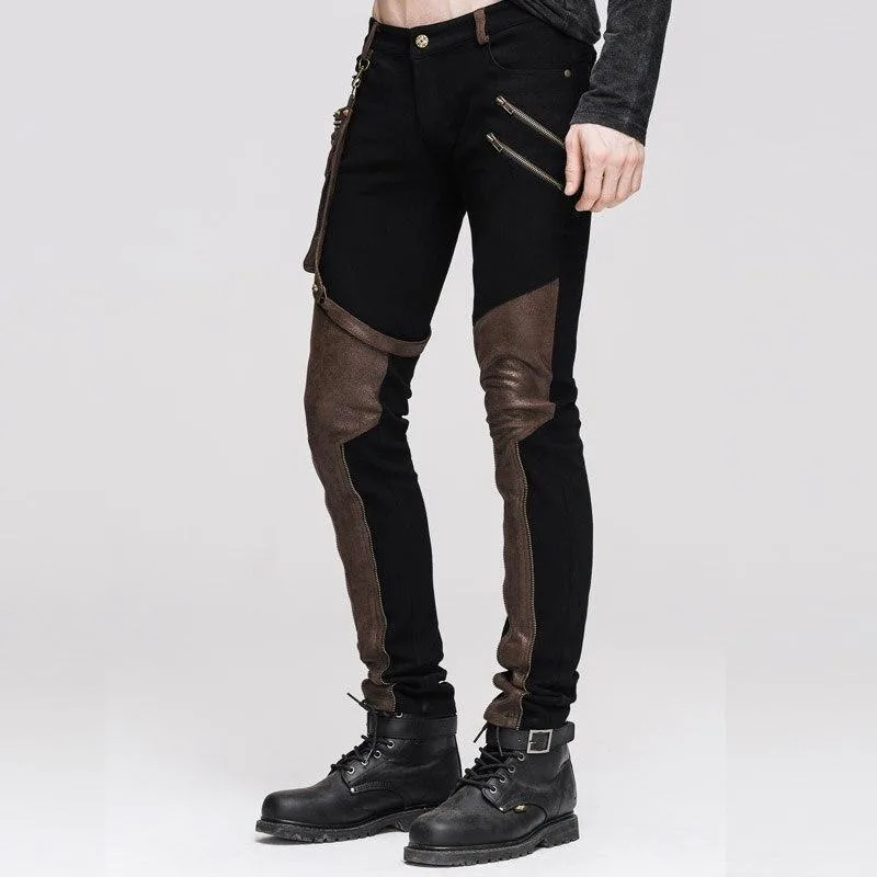 Vue 6 — Pantalon Steampunk Gothique Homme
