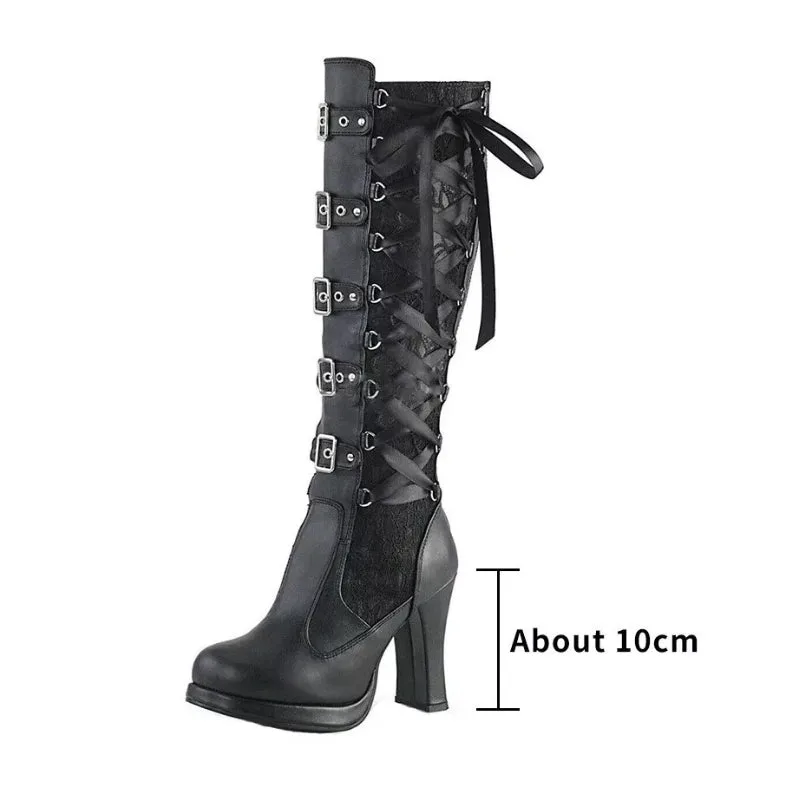 Vue 2 — Bottes Steampunk Gothique
