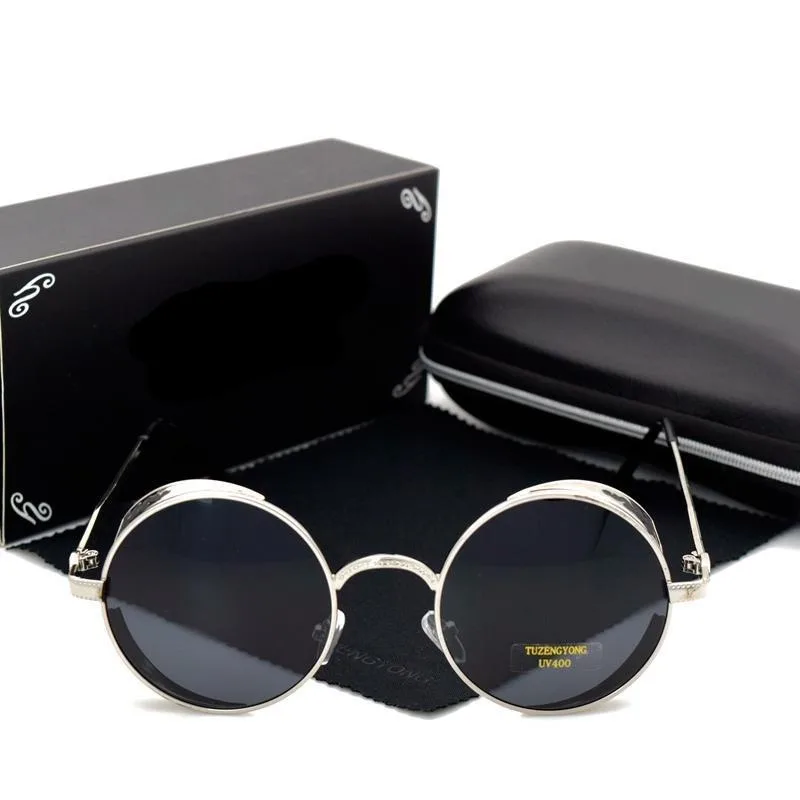 Vue 13 — Lunettes de Soleil Steampunk Homme