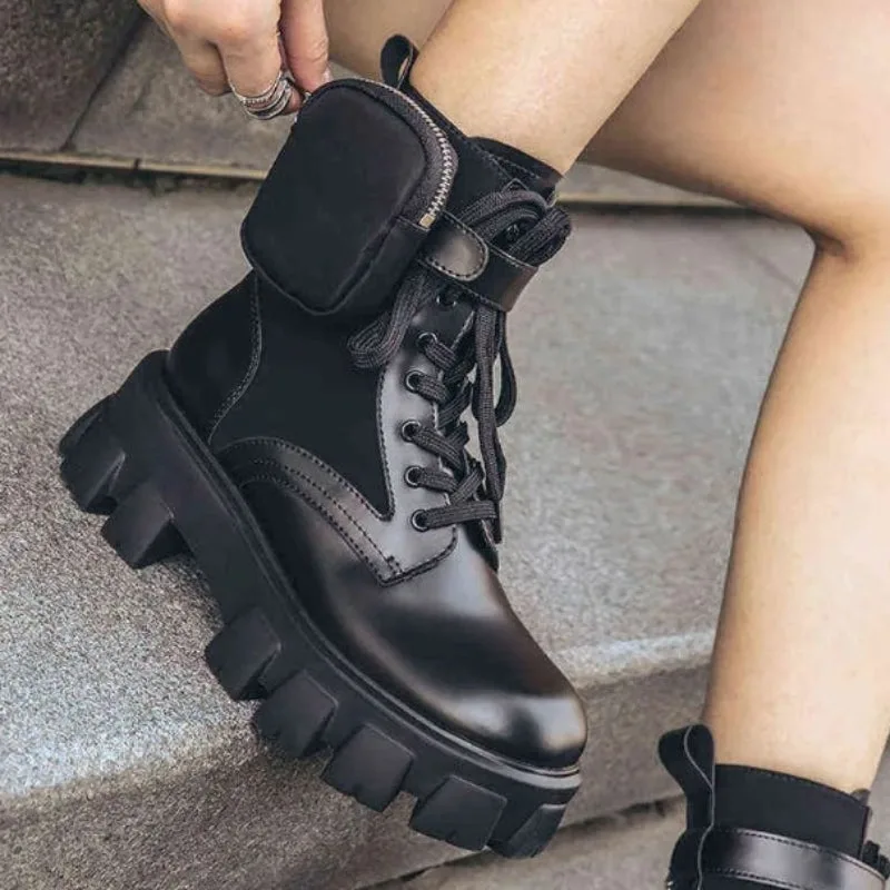 Vue 6 — Bottines Punk Femme