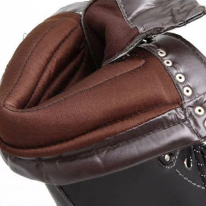 Vue 4 — Bottes Style Steampunk Homme