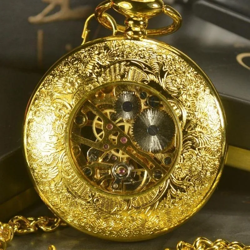 Vue 3 — Montre à Gousset Savonnette Or