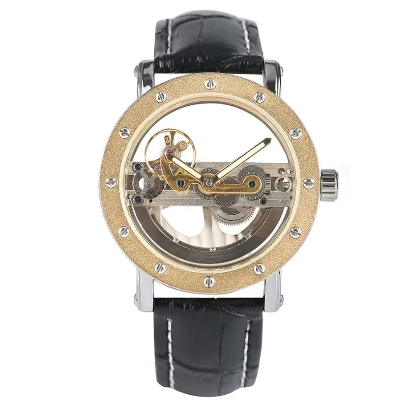 Vue 6 — Montre Homme Squelette Transparent
