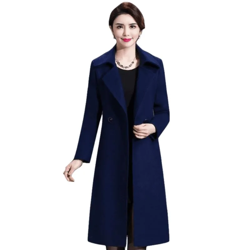 Vue 3 — Manteau Long Femme Vintage