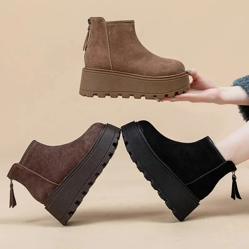 Vue 7 — Bottines Chelsea en Daim
