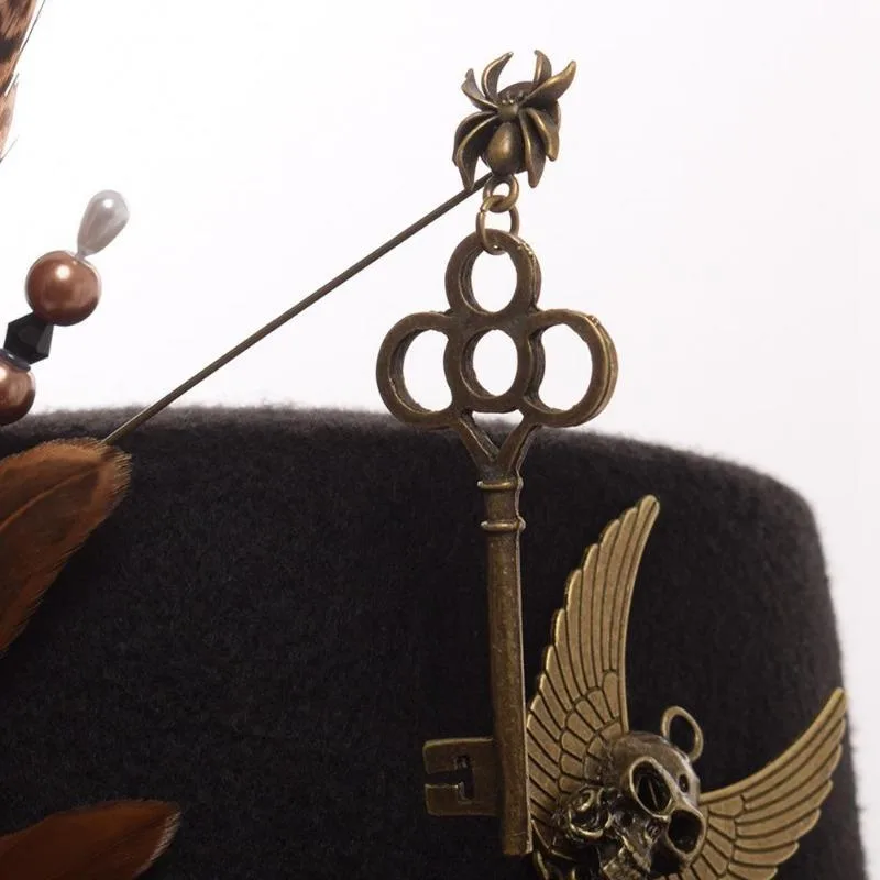 Vue 3 — Chapeau d'Aventurier Steampunk