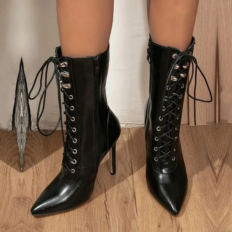 Vue 5 — Bottines Vintages Haut Talon