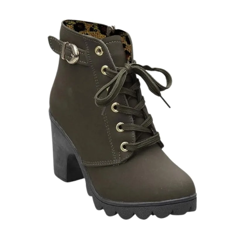 Bottines à Talon Carré