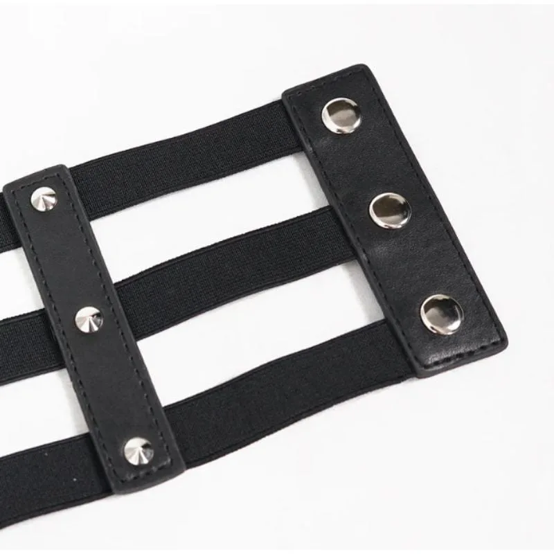 Vue 8 — Ceinture Serre Taille Femme Gothique