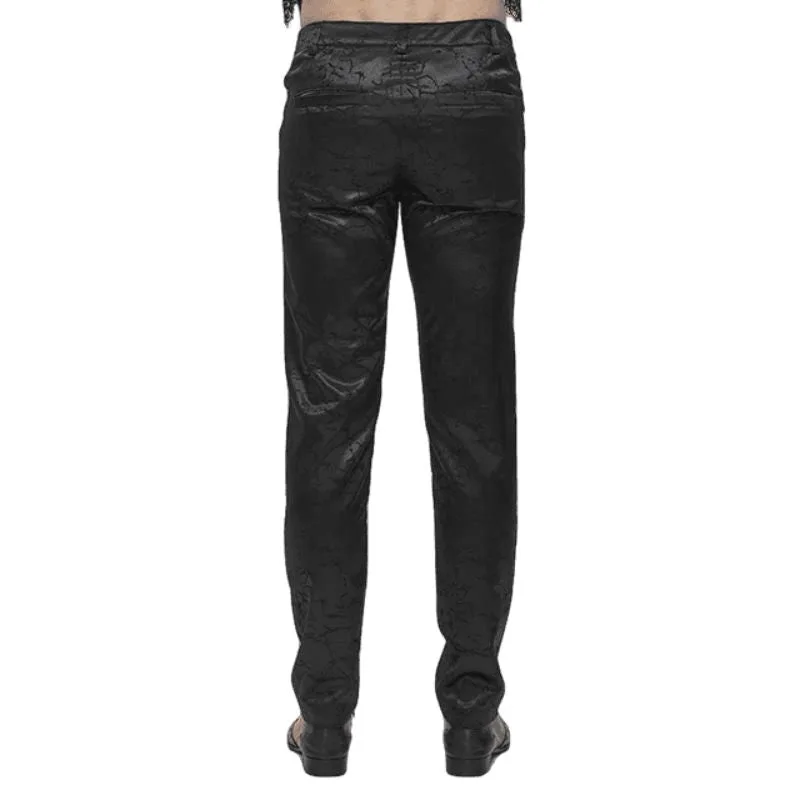 Vue 3 — Pantalon Noir Gothique Victorien