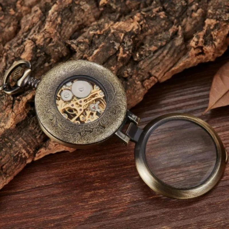 Vue 6 — Montre de Poche Steampunk Mécanique