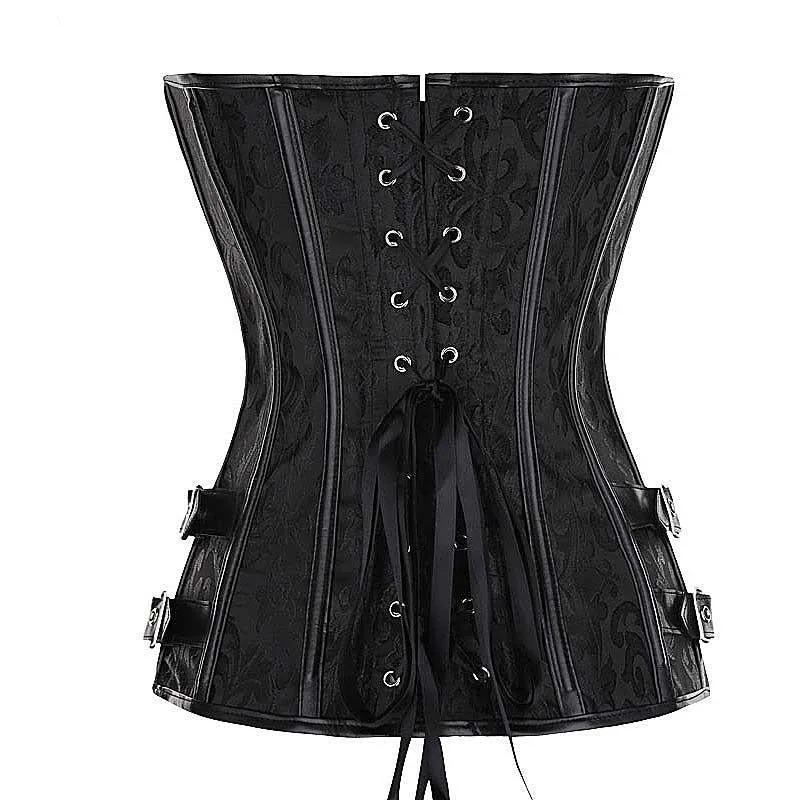 Vue 5 — Corset Steampunk Noir