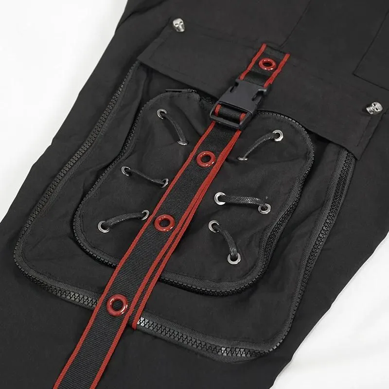 Vue 7 — Pantalon Cargo Rock Métal