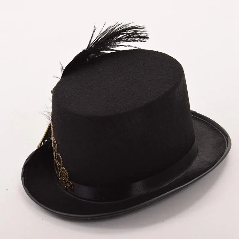 Vue 5 — Chapeau Victorien Avec Plume