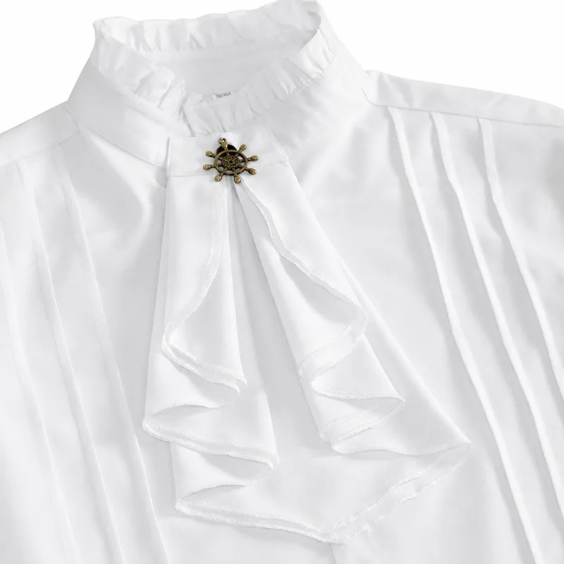 Vue 3 — Chemise Steampunk Homme à Jabot