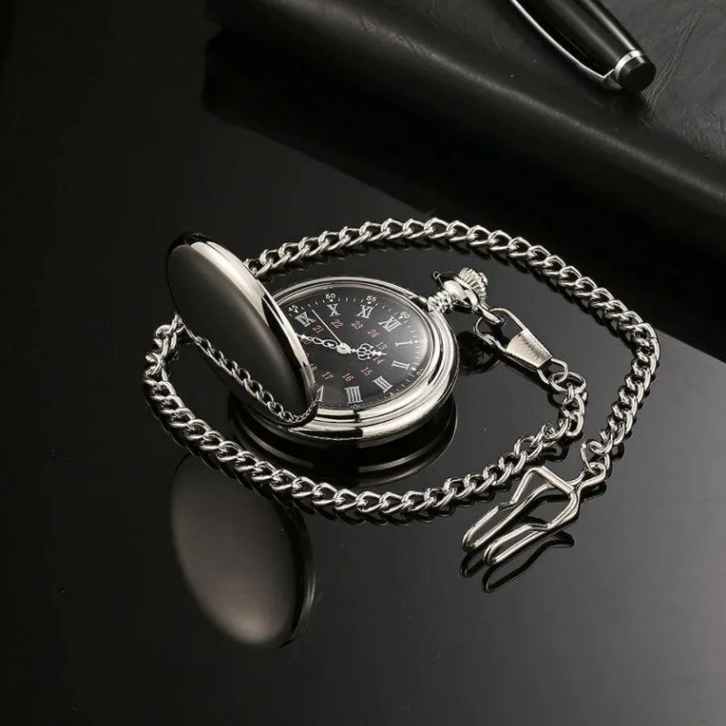 Vue 2 — Montre Gousset Acier Inoxydable