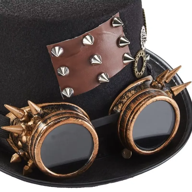 Vue 5 — Chapeau Steampunk Engrenage