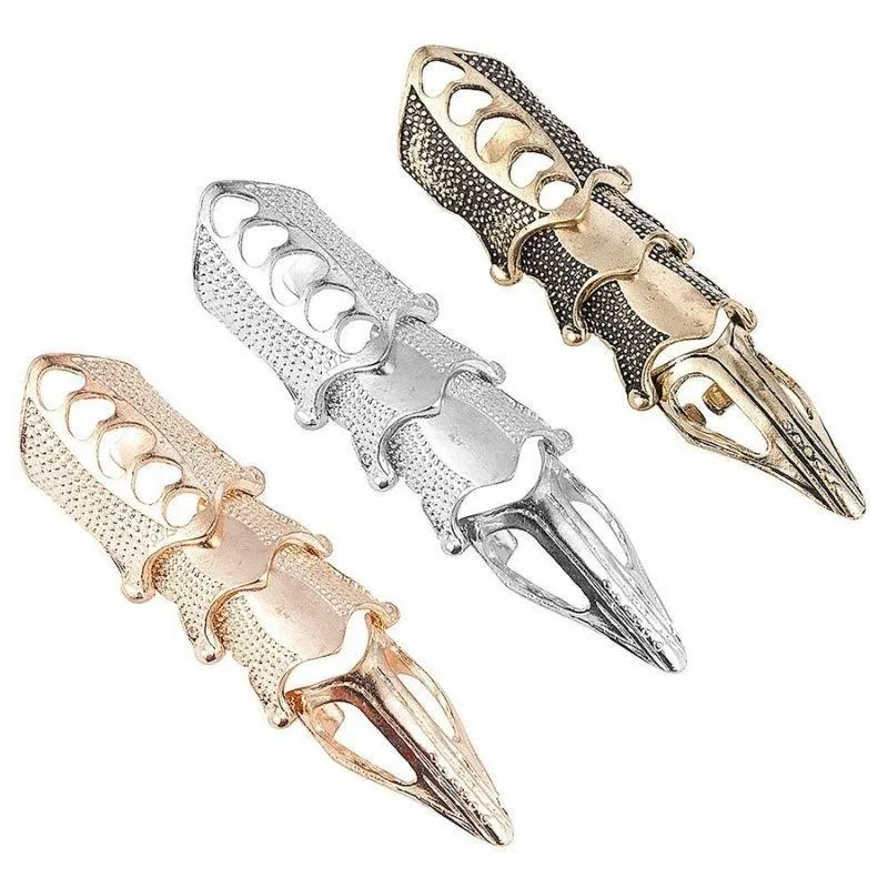 Vue 1 — Bague Armure Steampunk