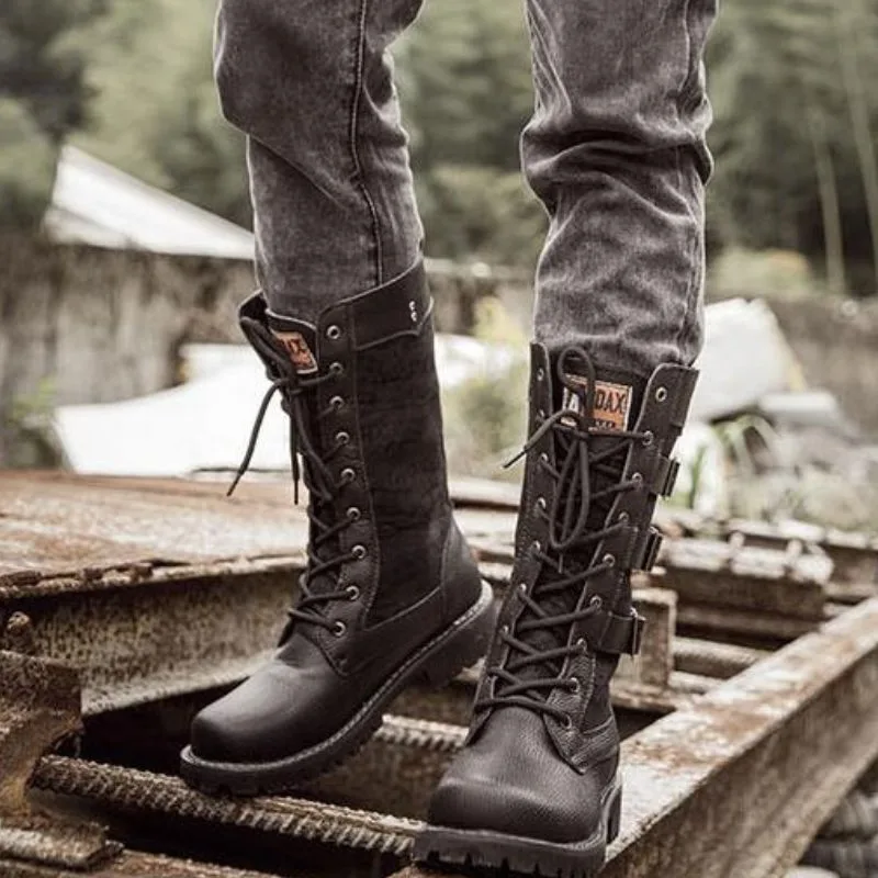 Vue 3 — Bottes Moto Steampunk