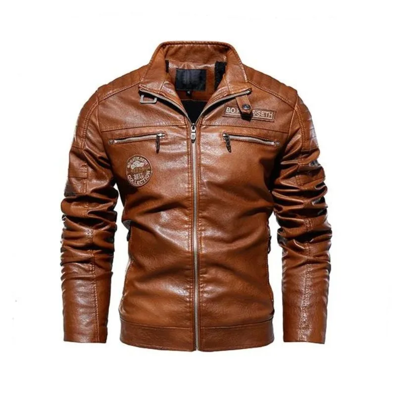 Vue 9 — Blouson Motard Simili PU