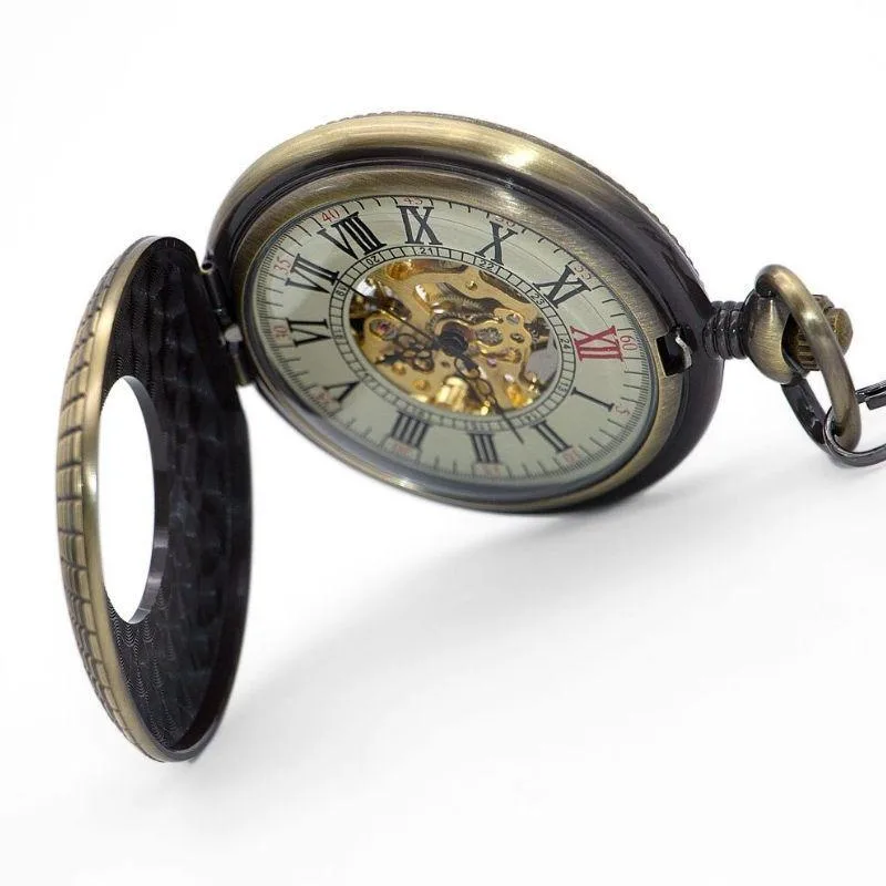 Vue 2 — Montre à Gousset Steampunk Pocket Watch