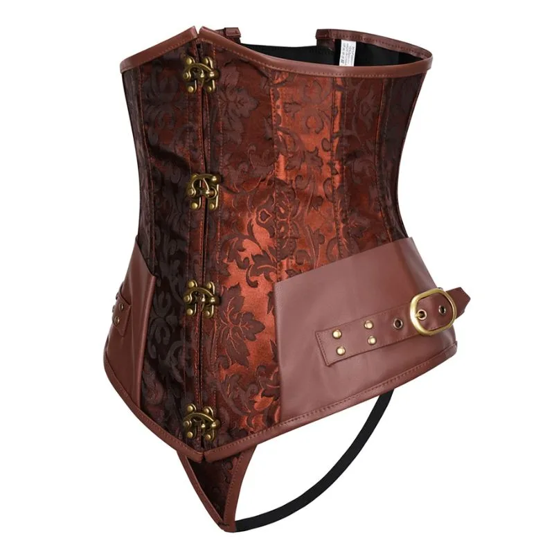 Vue 4 — Corset Serre Taille Steampunk