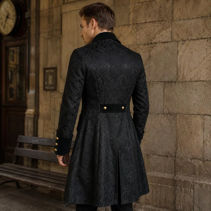 Vue 7 — Veste Steampunk Homme Victorienne