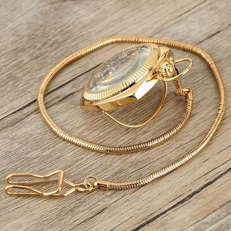 Vue 7 — Montre Gousset Carrée Ancienne