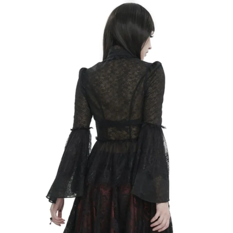 Vue 7 — Chemise à Jabot Gothique Femme