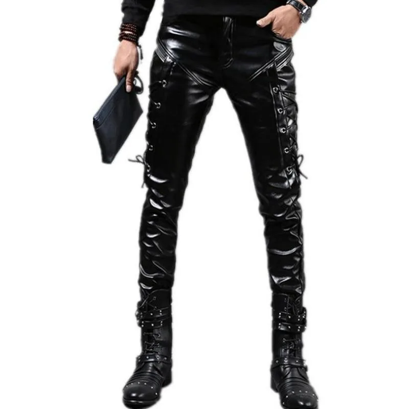 Pantalon Gothique Homme en Simili