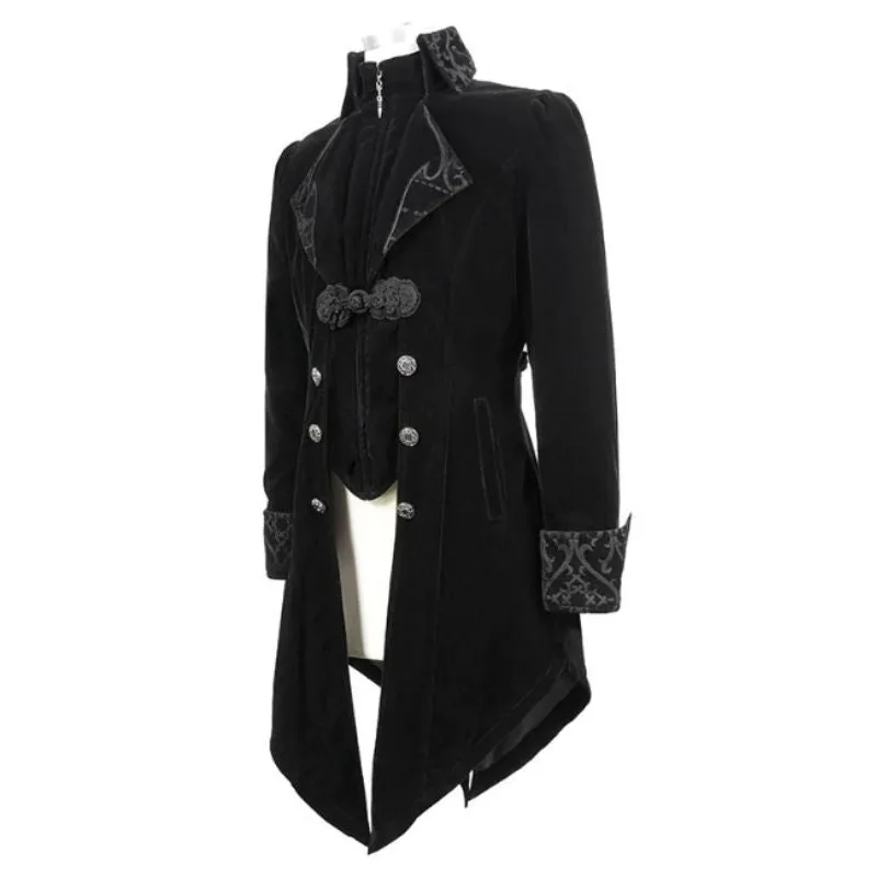 Vue 4 — Veste Velours Gothique Homme