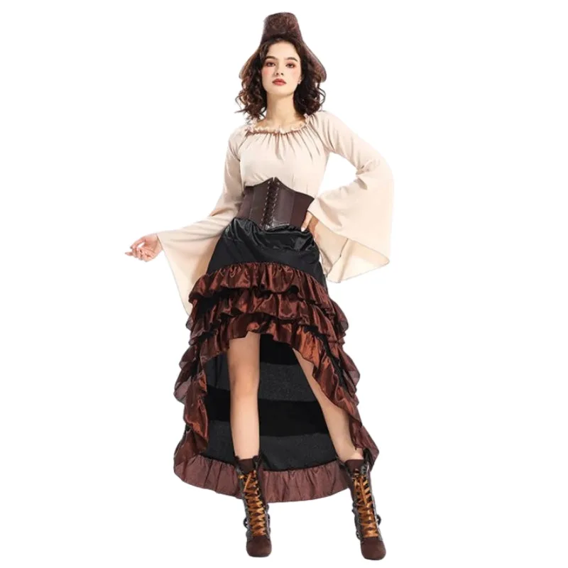 Robe Steampunk Cosplay Pirate