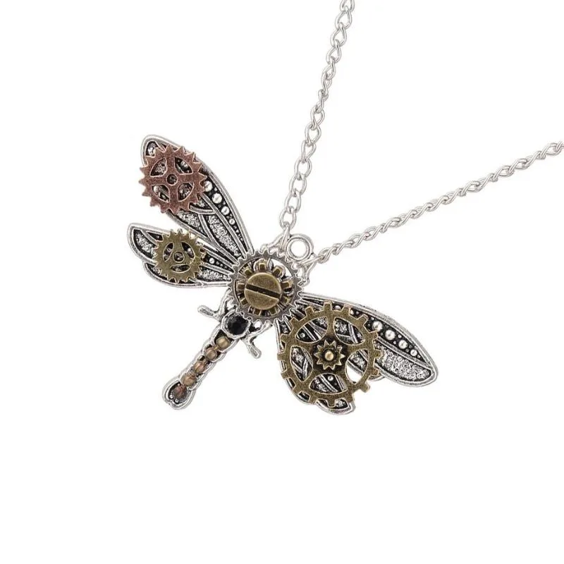 Collier Steampunk Papillon