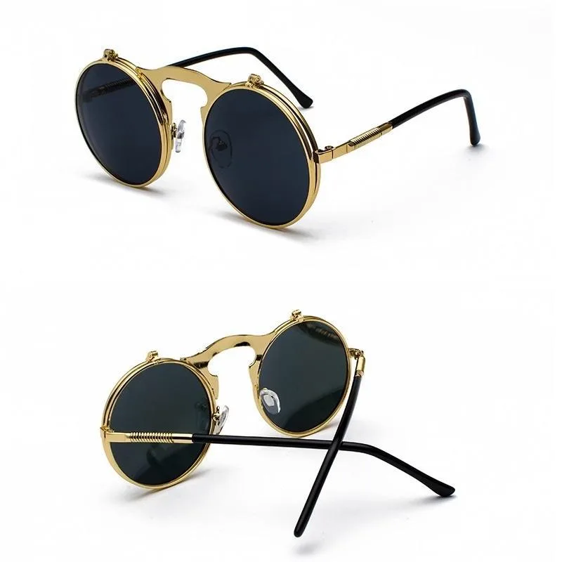 Vue 4 — Lunettes Steampunk Double Verre