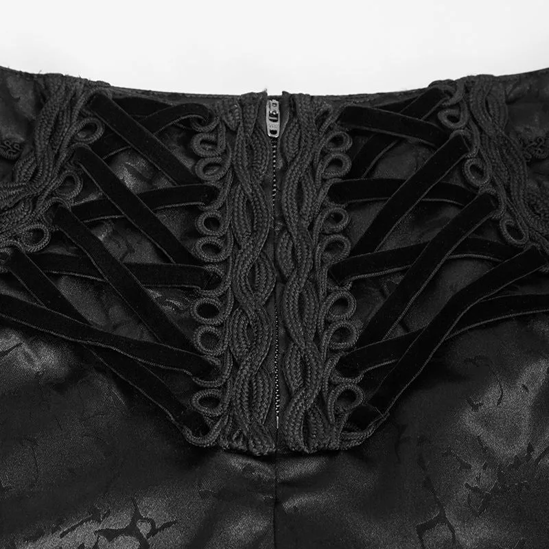 Vue 5 — Pantalon Noir Gothique Victorien