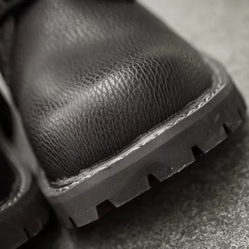 Vue 5 — Bottes Moto Steampunk
