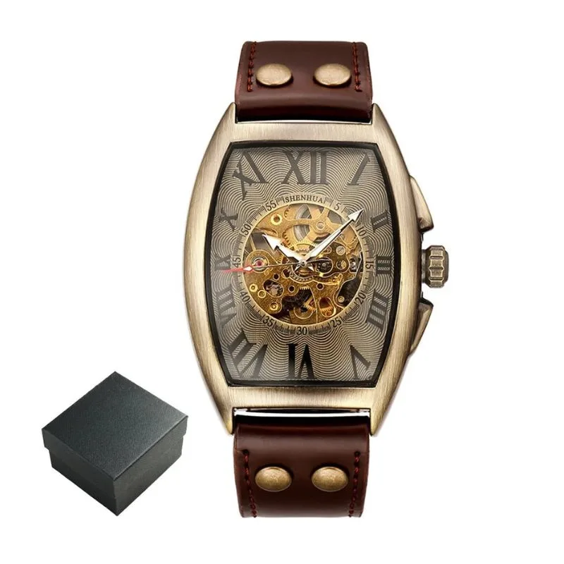 Montre Mécanique Rectangulaire Homme Montre Mécanique Rectangulaire Homme